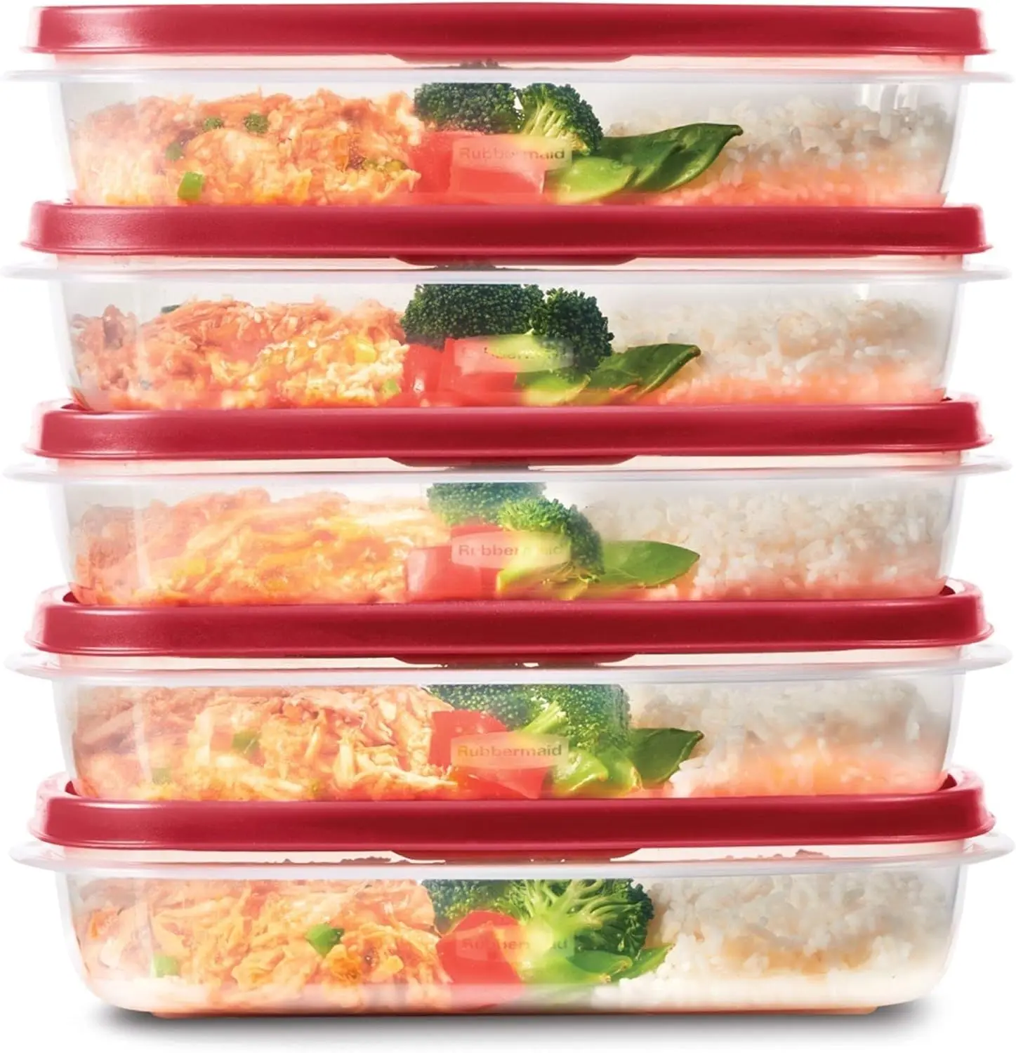 5.5 Cup Meal Prep Containers with Easy-Find Lids in Red, Durable and Leak-Proof for Food Storage
5.5 Cup Meal Prep Containers with Easy-Find Lids in Red, Durable and Leak-Proof for Food Storage