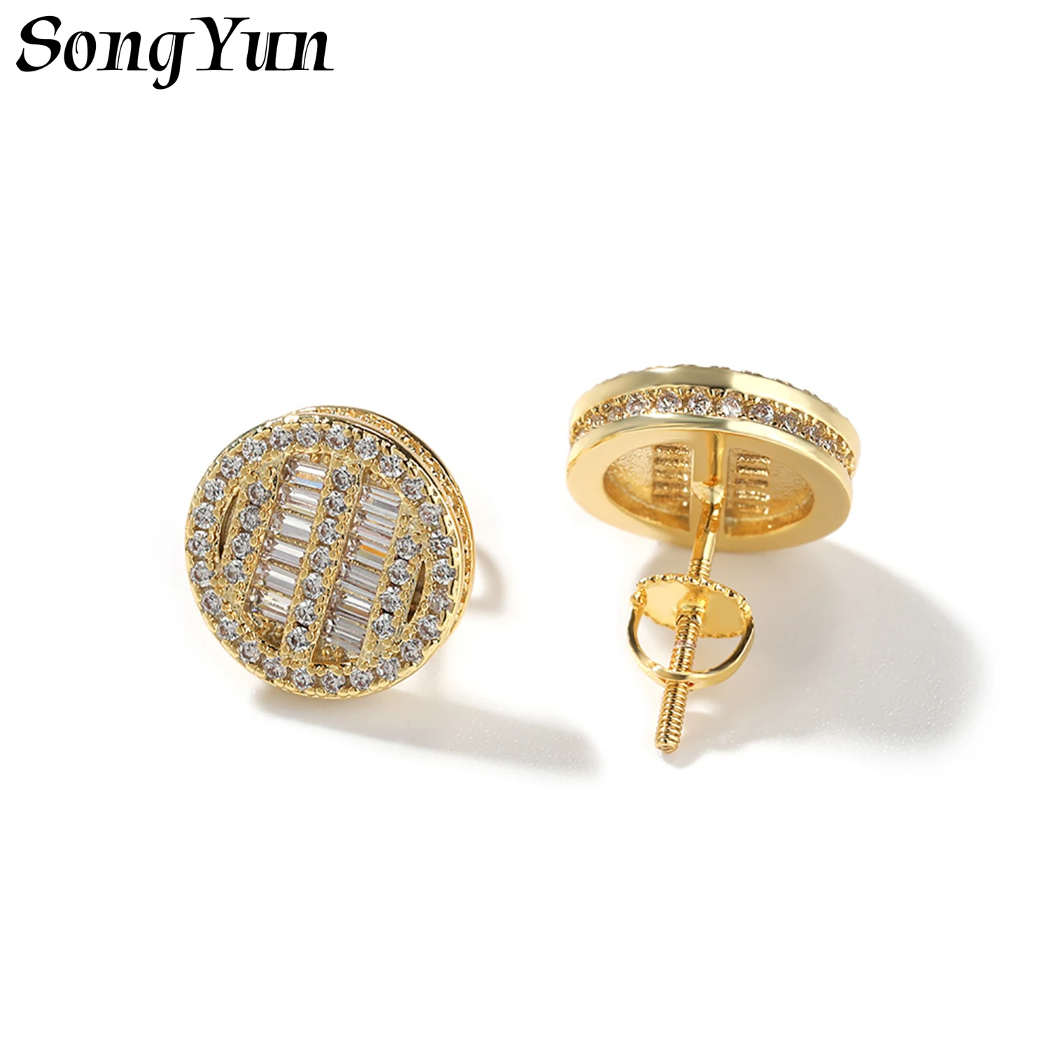 SongYun Jewelry MHT Quality Brass Stud Earrings Dangle CZ 7A Zircon Anniversary Gift Classic Women Earring Jewelry
SongYun Jewelry MHT Quality Brass Stud Earrings Dangle CZ 7A Zircon Anniversary Gift Classic Women Earring Jewelry