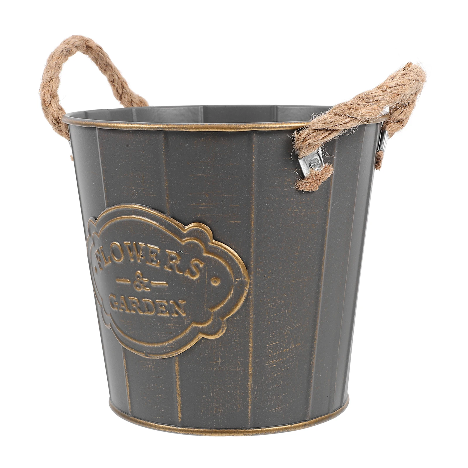 Rustic Metal Flower Pot Grey Home Decor Iron Bucket Vintage Housewarming Gift Arrangement Vase Retro Container
Rustic Metal Flower Pot Grey Home Decor Iron Bucket Vintage Housewarming Gift Arrangement Vase Retro Container