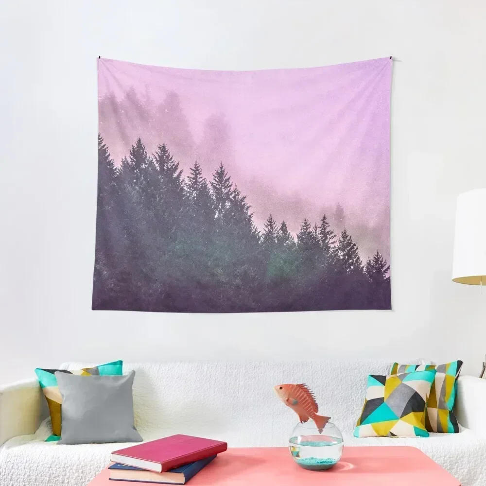 Fog Forest - Pink and Green Misty Mountain Pass Tapestry Wall Decoration Wall Mural Tapestry
Fog Forest - Pink and Green Misty Mountain Pass Tapestry Wall Decoration Wall Mural Tapestry
