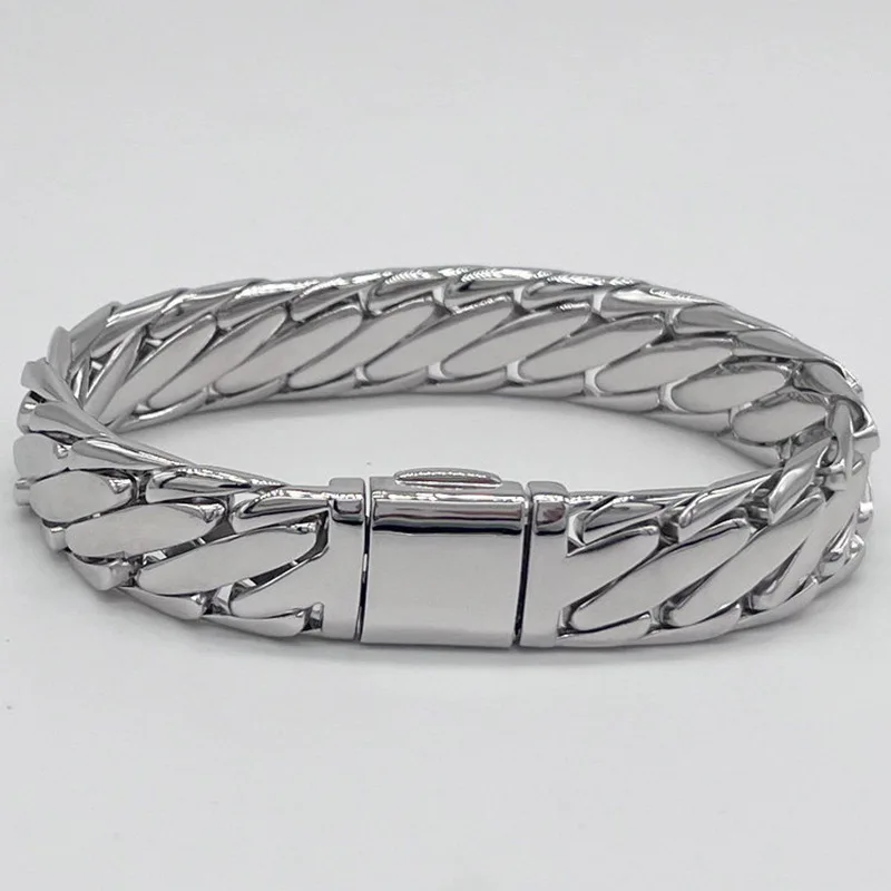 Trendy Cuban Link Bracelet Triple Horsewhip Chain Hip Hop Fashion Hand Jewelry Gift man jewelry fathers day gifts
Trendy Cuban Link Bracelet Triple Horsewhip Chain Hip Hop Fashion Hand Jewelry Gift man jewelry fathers day gifts