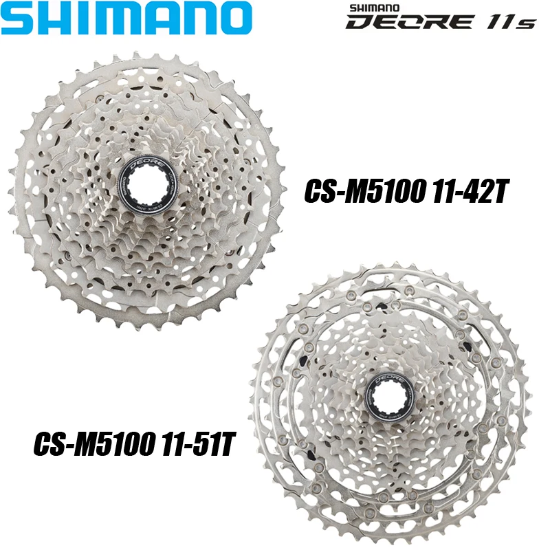 Shimano Deore CS M5100 11 Speed Cassette Sprocke for Mountain Bike MTB CS-M5100 11-51T 11S 42T HYPERGLIDE Freewheel Bike Parts
Shimano Deore CS M5100 11 Speed Cassette Sprocke for Mountain Bike MTB CS-M5100 11-51T 11S 42T HYPERGLIDE Freewheel Bike Parts