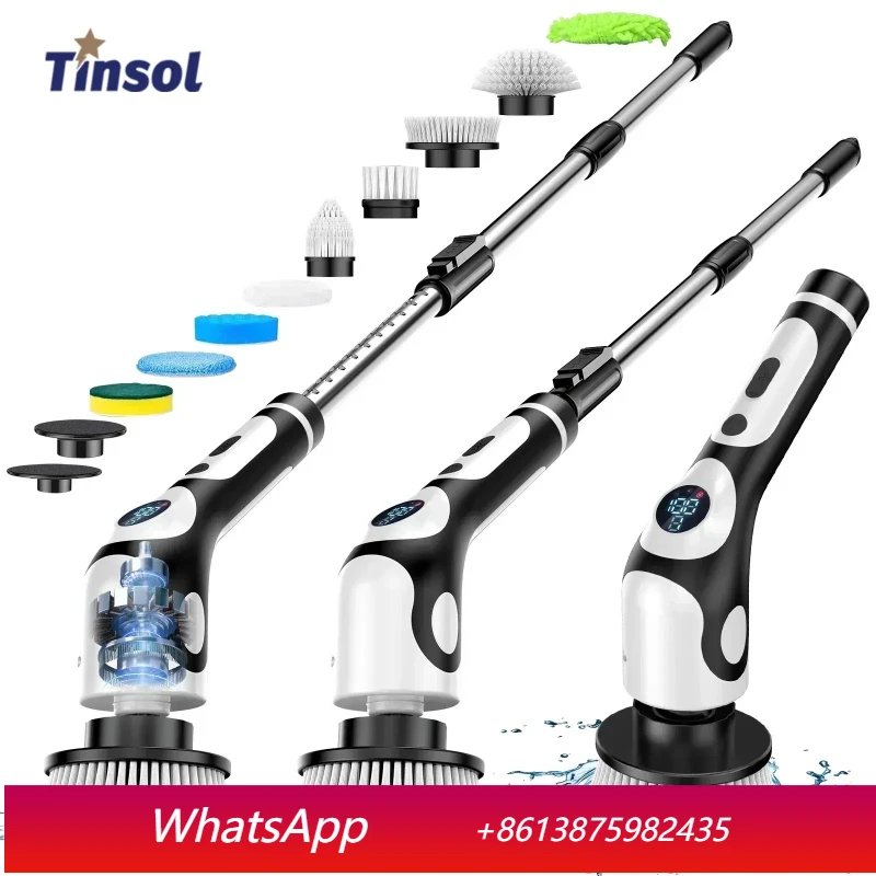 11-in-1 Multifunctional Electric Cleaning Brush Voice Rechargeable Smart Rotary Cleaning Brush Kitchen Cleaning Brush
11-in-1 Multifunctional Electric Cleaning Brush Voice Rechargeable Smart Rotary Cleaning Brush Kitchen Cleaning Brush