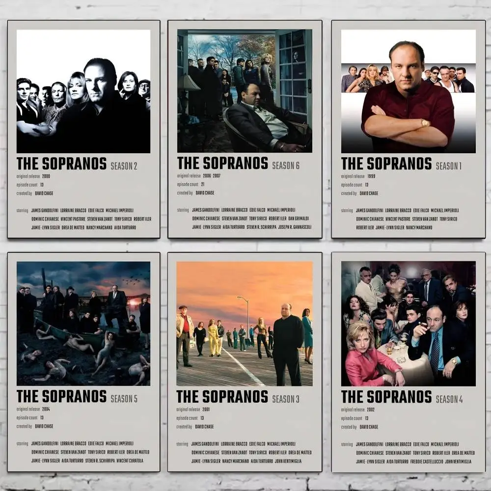 Черно-белый классический постер для ТВ Play The Sopranos, самоклеящаяся художественная водостойкая бумажная наклейка, декор для дома, бара, комнаты
Черно-белый классический постер для ТВ Play The Sopranos, самоклеящаяся художественная водостойкая бумажная наклейка, декор для дома, бара, комнаты