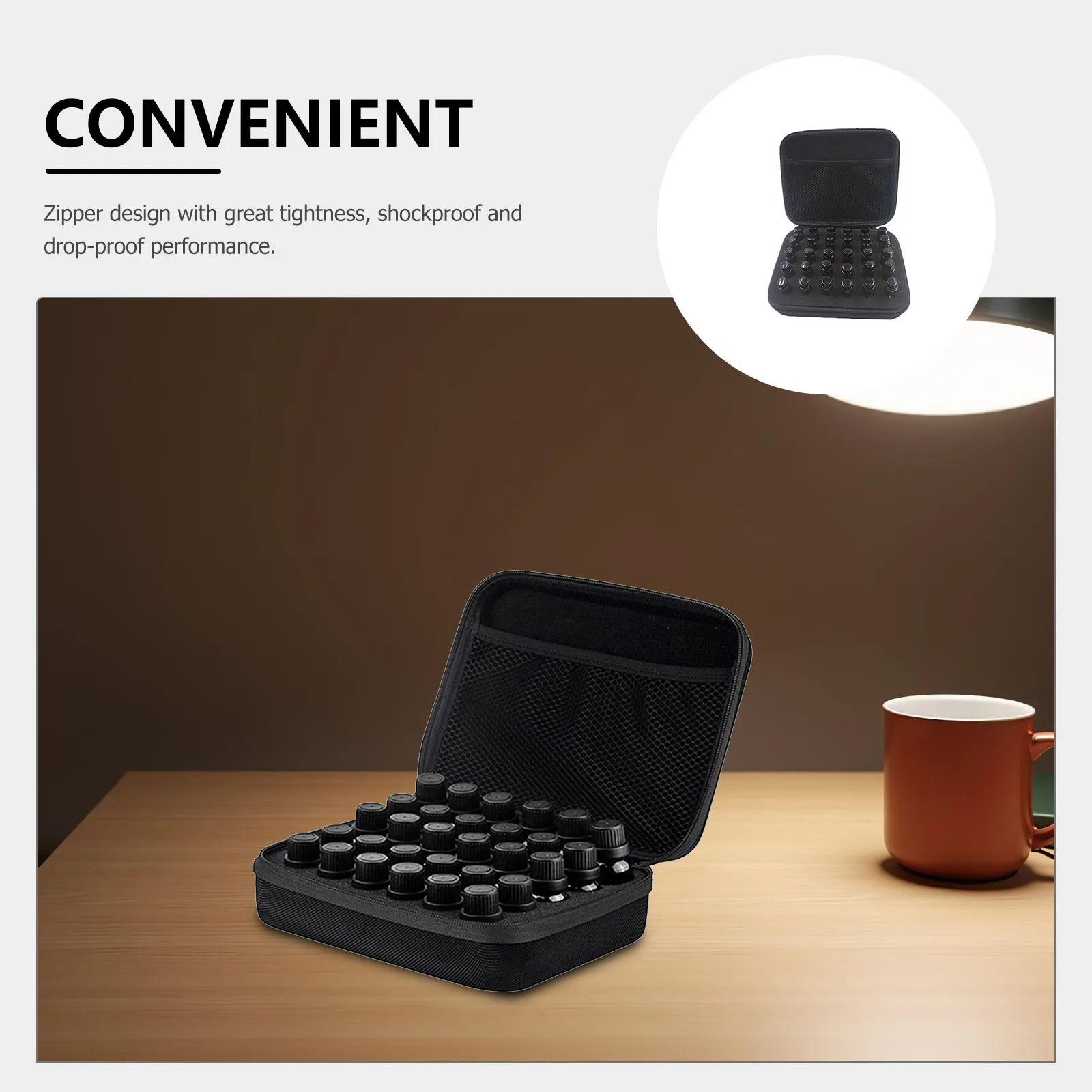 Essential Oil Storage Bag Large Capacity Portable Travel Organizer For 5Ml 10Ml 15Ml Bottles Makeup Brush Holder
Essential Oil Storage Bag Large Capacity Portable Travel Organizer For 5Ml 10Ml 15Ml Bottles Makeup Brush Holder