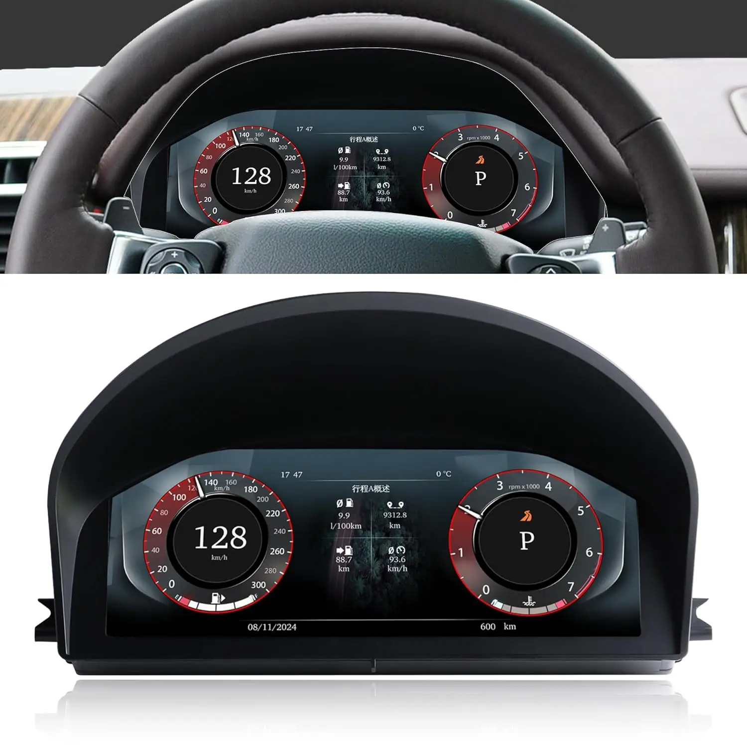 12.3" Digital Cluster Gauge Speedometer for Land Rover Range for Vogue L322 V8 2006-2009 Built-in Carplay 1920x720 LCD Screen
12.3" Digital Cluster Gauge Speedometer for Land Rover Range for Vogue L322 V8 2006-2009 Built-in Carplay 1920x720 LCD Screen