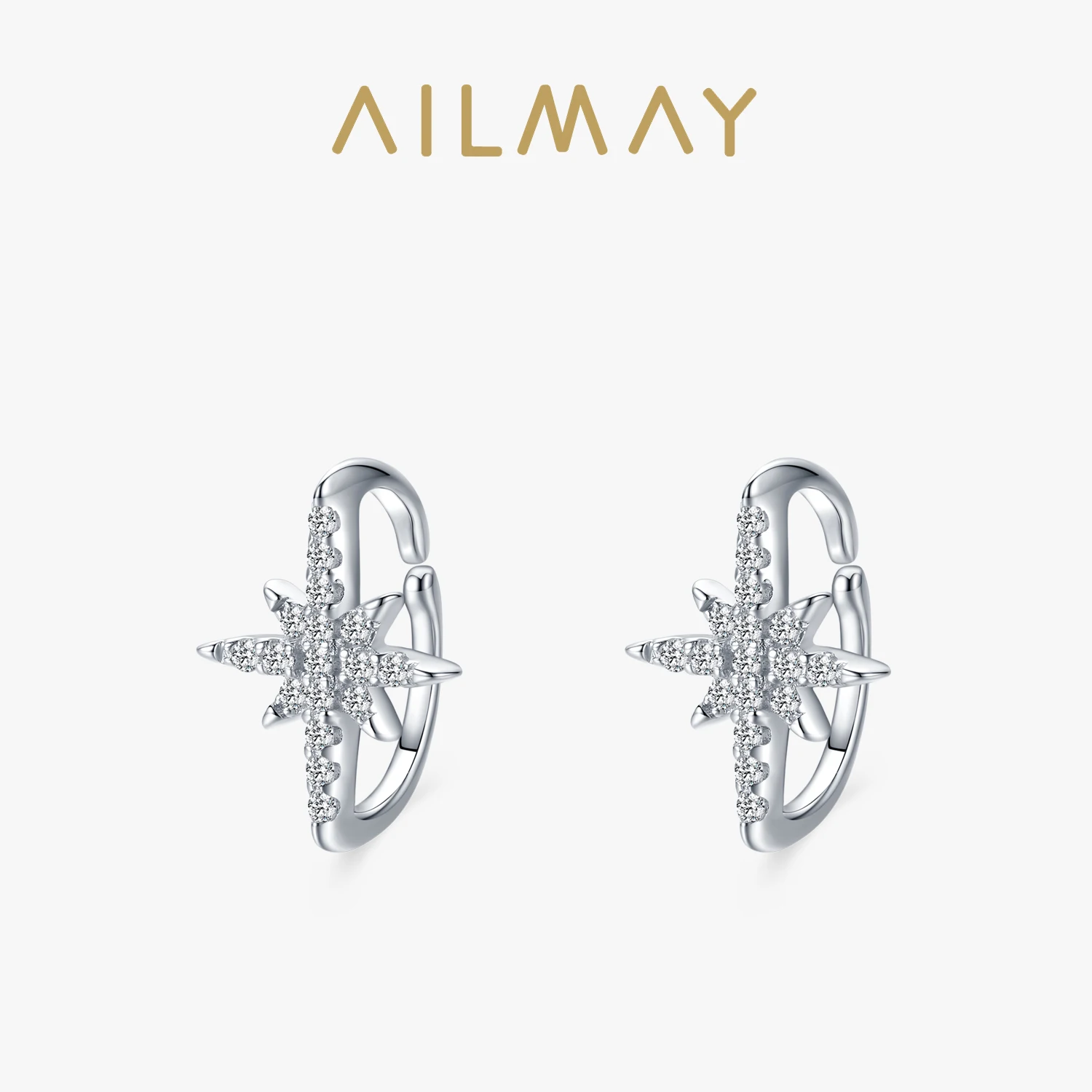 Серьги-звездочки Ailmay из стерлингового серебра 925 пробы без прокола, женские, в корейском стиле, нишевый дизайн, высококачественные серьги
Серьги-звездочки Ailmay из стерлингового серебра 925 пробы без прокола, женские, в корейском стиле, нишевый дизайн, высококачественные серьги