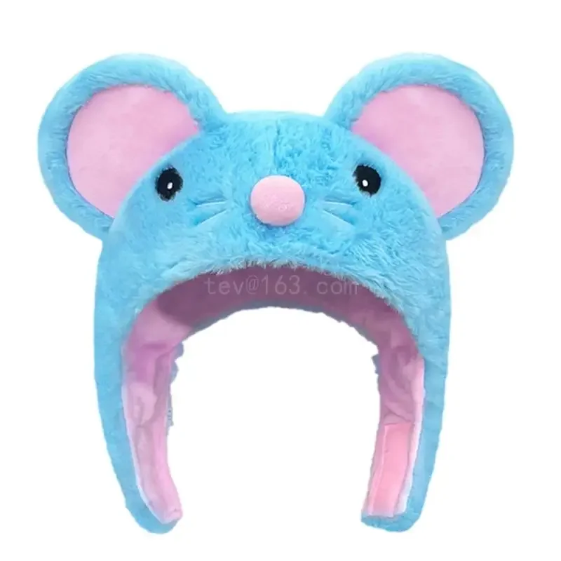 Cartoon Blue Mouse Hat Adjustable Warm Hat Unisex Fashion Cold Weather Hat for Various Ages
Cartoon Blue Mouse Hat Adjustable Warm Hat Unisex Fashion Cold Weather Hat for Various Ages