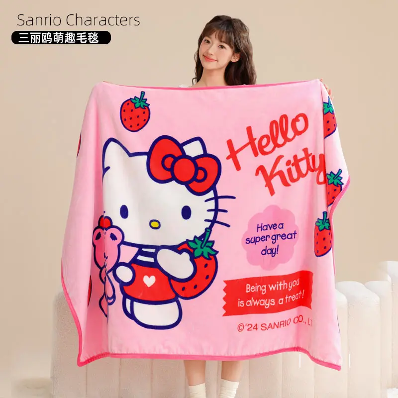 Sanrio Kawaii Anime Hello Kitty Blanket Kuromi My Melody Cinnamoroll Figure Autumn Winter Warm Sleeping Blanket Soft Kid Gift
Sanrio Kawaii Anime Hello Kitty Blanket Kuromi My Melody Cinnamoroll Figure Autumn Winter Warm Sleeping Blanket Soft Kid Gift