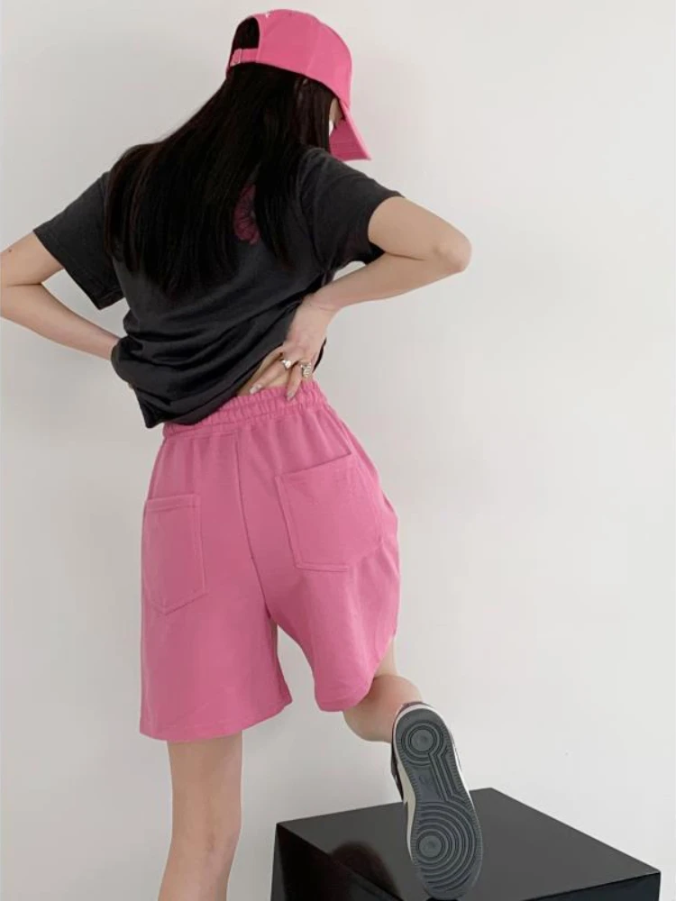 Shorts Women Pockets Fashion Solid 7 Colors Cozy Drawstring Simple Leisure All-match Female Sporty Korean Style Summer Basic New
Shorts Women Pockets Fashion Solid 7 Colors Cozy Drawstring Simple Leisure All-match Female Sporty Korean Style Summer Basic New