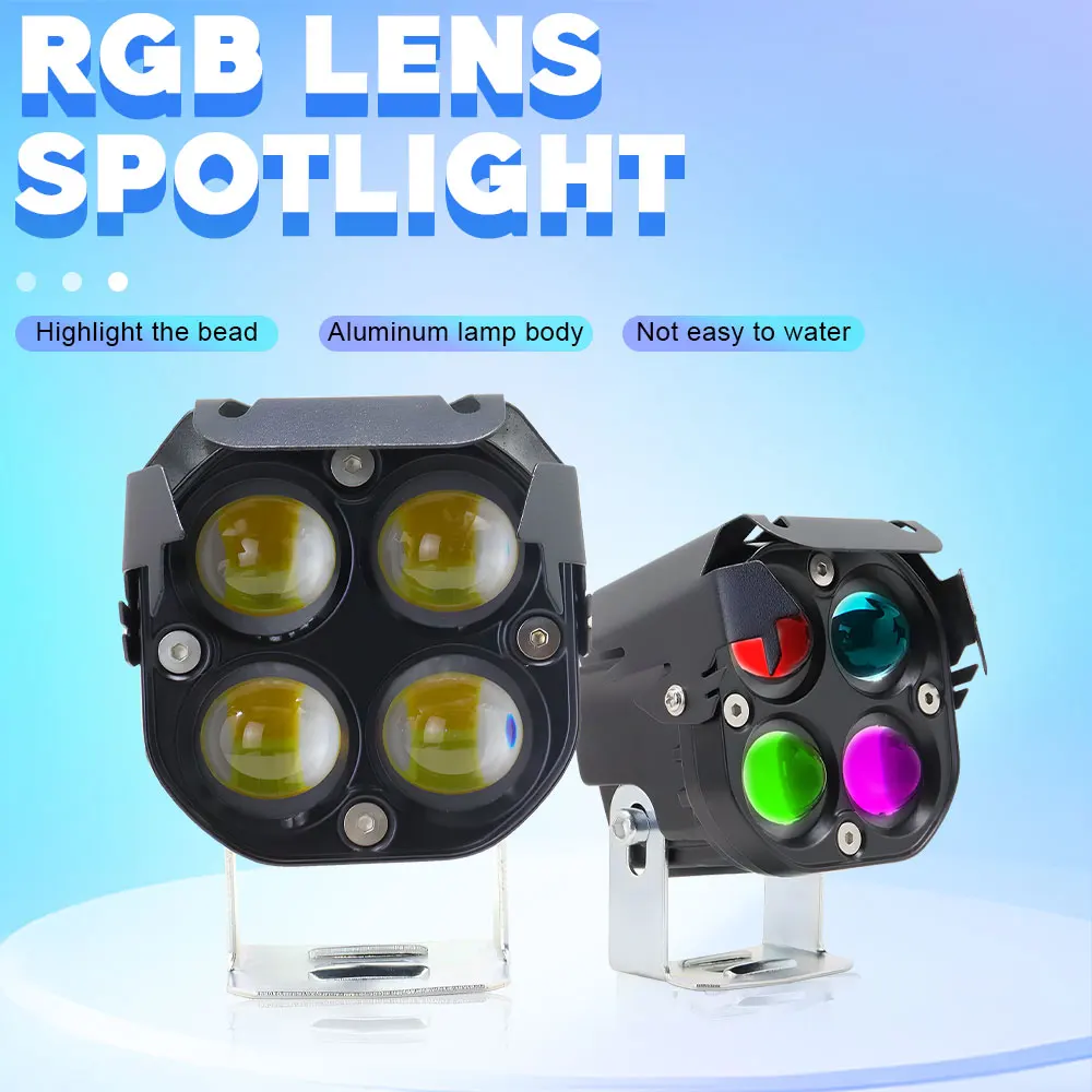 3inch RGB Led Work Spotlights 24V 12V Headlights for Motorcycles Flood Led Bar Fog Light DRL for Car Truck 4x4 Off Road ATV
3inch RGB Led Work Spotlights 24V 12V Headlights for Motorcycles Flood Led Bar Fog Light DRL for Car Truck 4x4 Off Road ATV