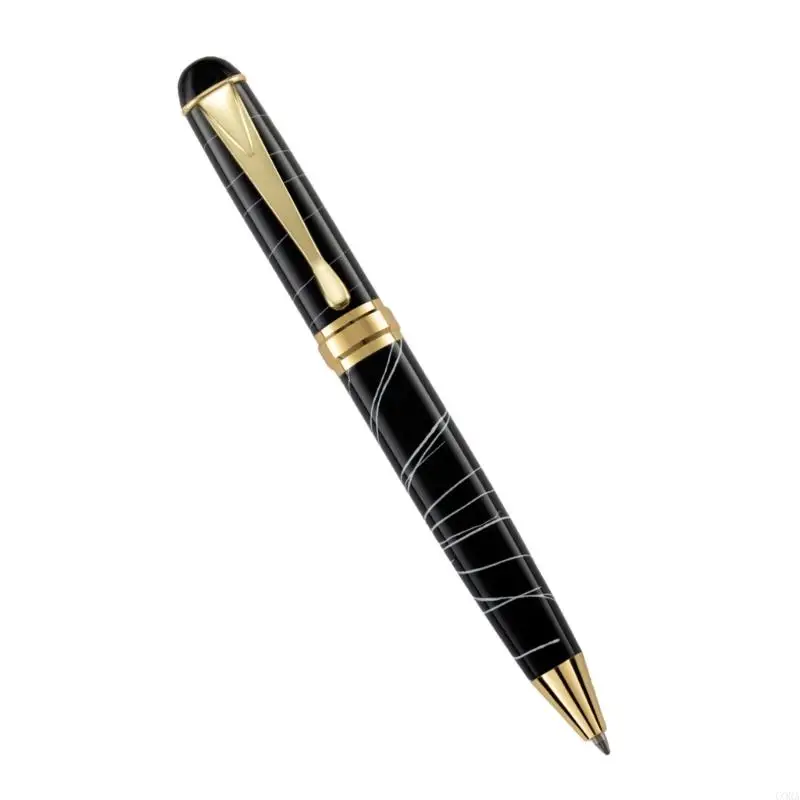 CORA Modern Ballpoint Pen Glowing Metal Finish Whirling Drum Smooth Toner Stream
CORA Modern Ballpoint Pen Glowing Metal Finish Whirling Drum Smooth Toner Stream