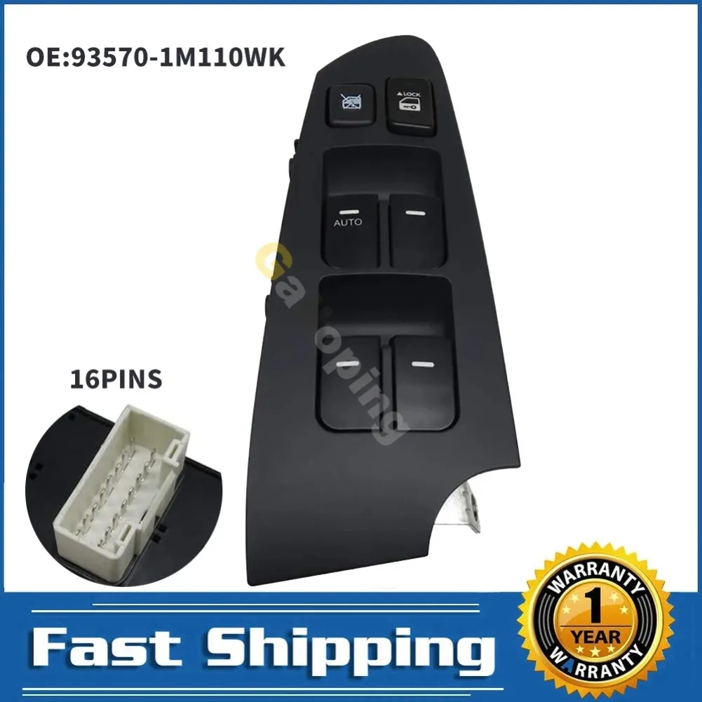 16pins Car Driver Side Electric Power Window Master Control Switch For Kia Sorento Forte Chevrolet 93570-1M110WK 935701M110WK
16pins Car Driver Side Electric Power Window Master Control Switch For Kia Sorento Forte Chevrolet 93570-1M110WK 935701M110WK