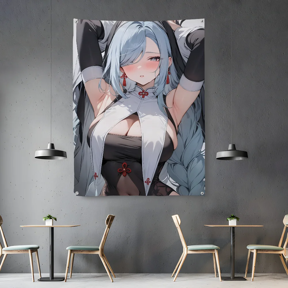 Shenhe Sexy Game Flag Room Bedroom Home&Outdoor Wall Hanging Concert Printed Background Decoration Art Banner
Shenhe Sexy Game Flag Room Bedroom Home&Outdoor Wall Hanging Concert Printed Background Decoration Art Banner
