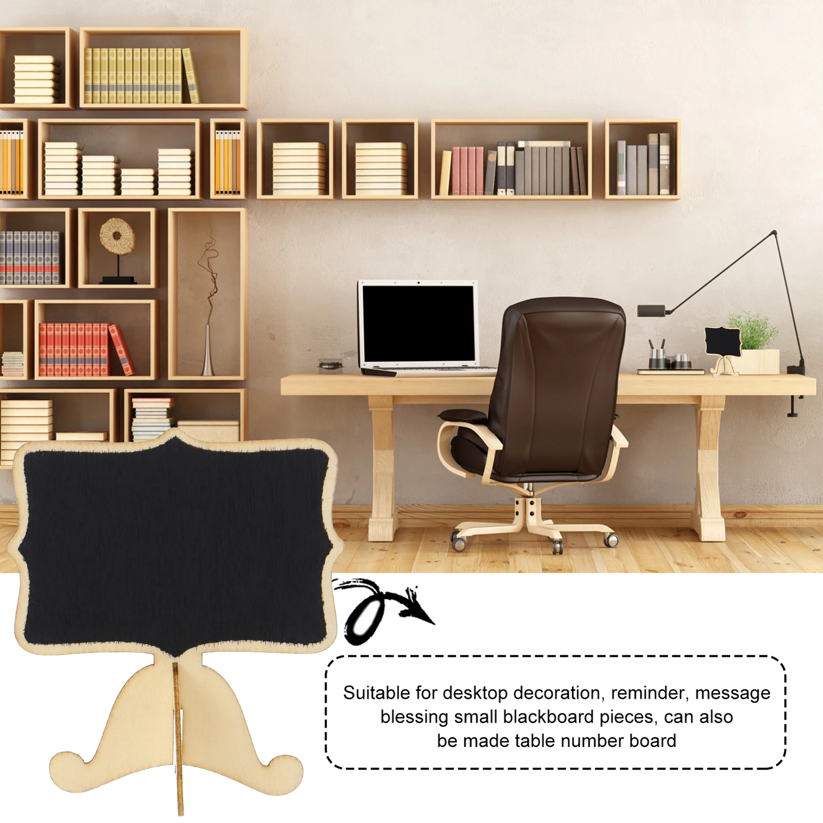 20 Pcs Mini Wooden Blackboard Creative Memo Sign for Writing Decoration Kitchen Birthday Party Wedding Message Board Display
20 Pcs Mini Wooden Blackboard Creative Memo Sign for Writing Decoration Kitchen Birthday Party Wedding Message Board Display