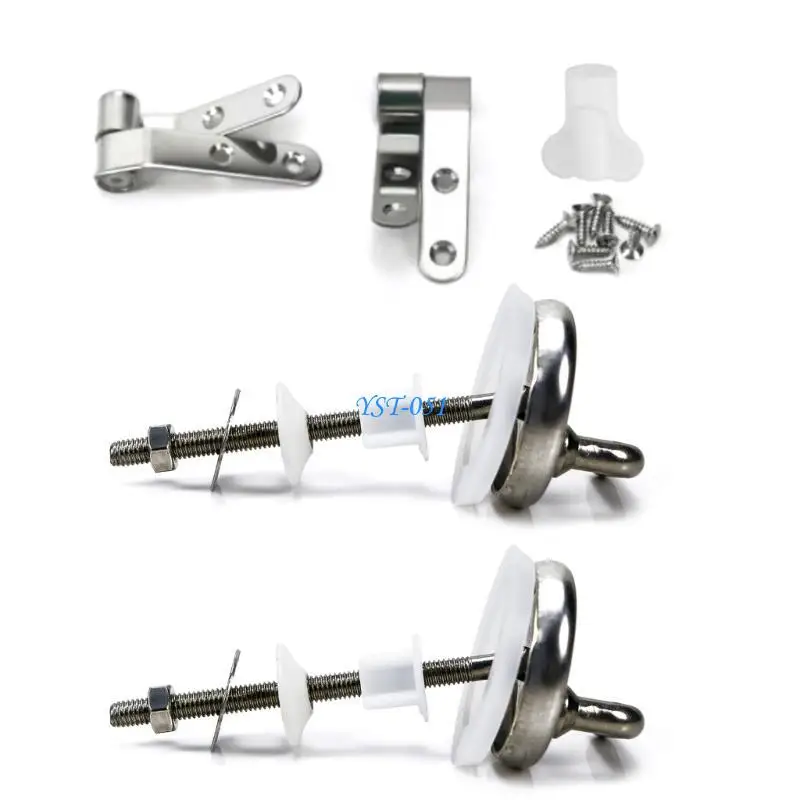 E15A Stable Attachment Toilet Replacement Toliet Hinges/Screws Easy to Clean Toilet Hinges Set Reliable Support for Bathroom
E15A Stable Attachment Toilet Replacement Toliet Hinges/Screws Easy to Clean Toilet Hinges Set Reliable Support for Bathroom