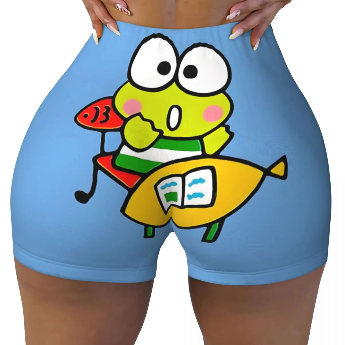 Custom Cute Kerokero Keroppi Volleyball Biker Gym Shorts for Women Athletic Workout Yoga Shorts
Custom Cute Kerokero Keroppi Volleyball Biker Gym Shorts for Women Athletic Workout Yoga Shorts