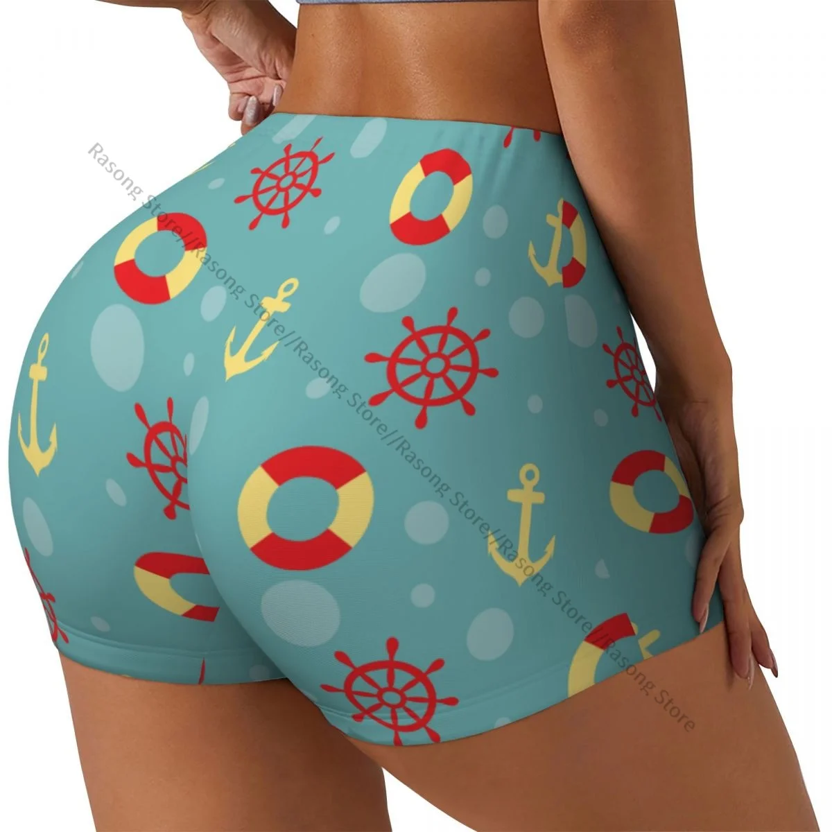 Короткие эластичные шорты с эффектом пуш-ап, милые якоря, шорты для бега с рулевыми колесами, спортивные шорты, женская одежда, тренажерный зал
Короткие эластичные шорты с эффектом пуш-ап, милые якоря, шорты для бега с рулевыми колесами, спортивные шорты, женская одежда, тренажерный зал