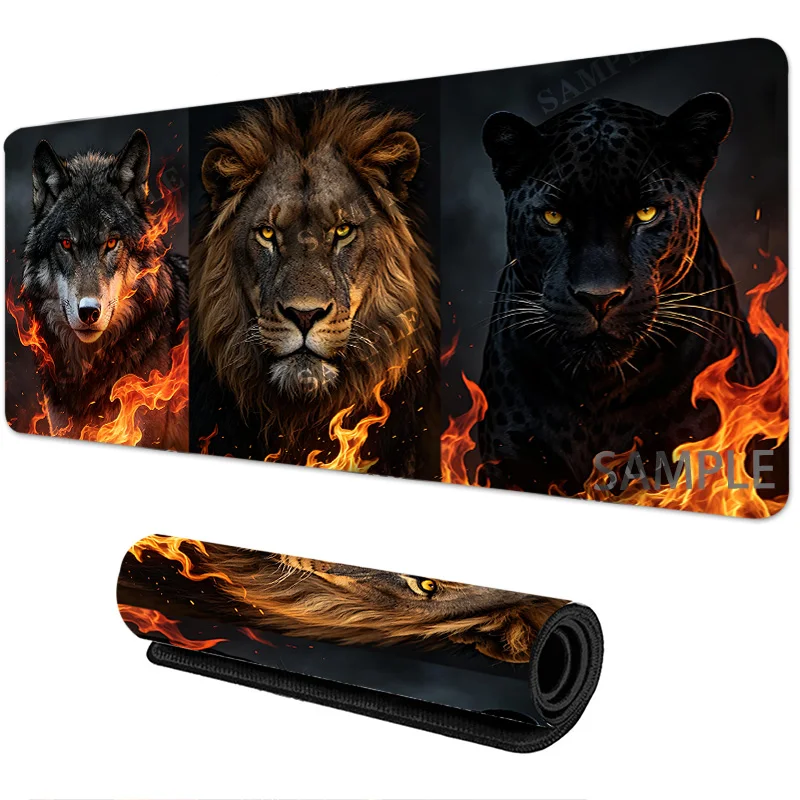 Anime Lion Wild beast Large Desk Mat Gaming Mouse Pad Non-slip Keyboard Carpet Gamer Office Laptop Computer Desktop Accessory
Anime Lion Wild beast Large Desk Mat Gaming Mouse Pad Non-slip Keyboard Carpet Gamer Office Laptop Computer Desktop Accessory
