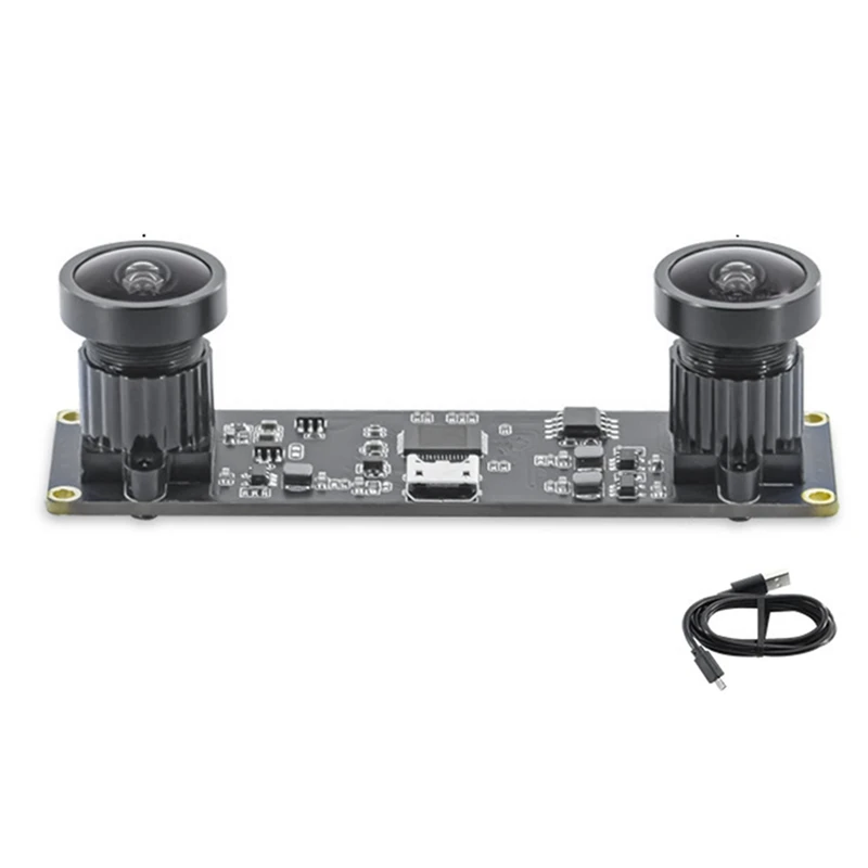 Synchronous 3D Stereo VR USB Camera 3840X1080P 4MP 60Fps Mini USB Dual Camera Module With 130 Degree Wide Angle Lens Durable
Synchronous 3D Stereo VR USB Camera 3840X1080P 4MP 60Fps Mini USB Dual Camera Module With 130 Degree Wide Angle Lens Durable