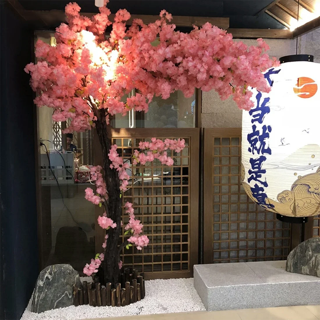 Artificial Cherry Blossom Tree, Indoor Landscaping Cherry Blossom Tree, Fake Flower Tree Large Simulation Flower Tree
Artificial Cherry Blossom Tree, Indoor Landscaping Cherry Blossom Tree, Fake Flower Tree Large Simulation Flower Tree