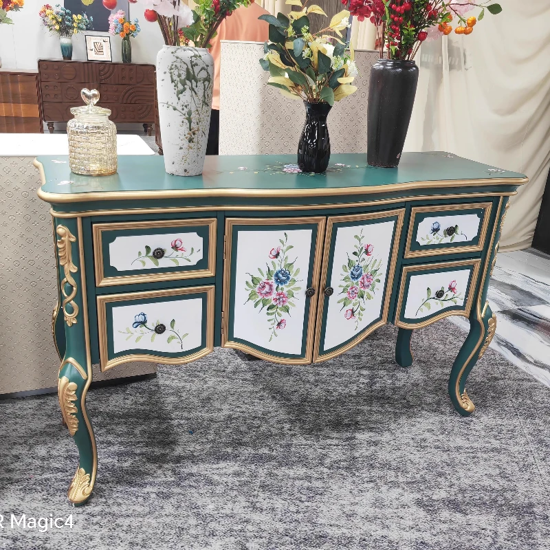 Entrance Cabinet Storage Box Cabinet American Vintage Decorative Cabinet Wood 4drawers Storage Locker Living Room Furniture
Entrance Cabinet Storage Box Cabinet American Vintage Decorative Cabinet Wood 4drawers Storage Locker Living Room Furniture