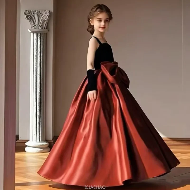Party Dress New Kids Princess Pageant Host Gown Fashion Show Outfit Wear Costume Vestido Children Performance Recital Formal
Party Dress New Kids Princess Pageant Host Gown Fashion Show Outfit Wear Costume Vestido Children Performance Recital Formal