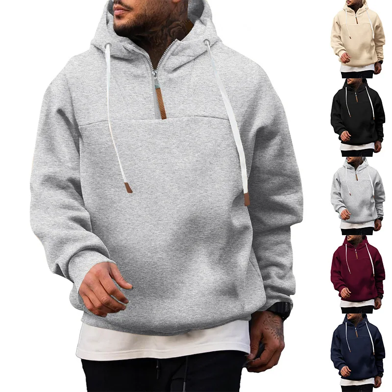 24 Europe, America, autumn and winter heavy hooded sweater thickened casual jacket men's loose sweater
24 Europe, America, autumn and winter heavy hooded sweater thickened casual jacket men's loose sweater