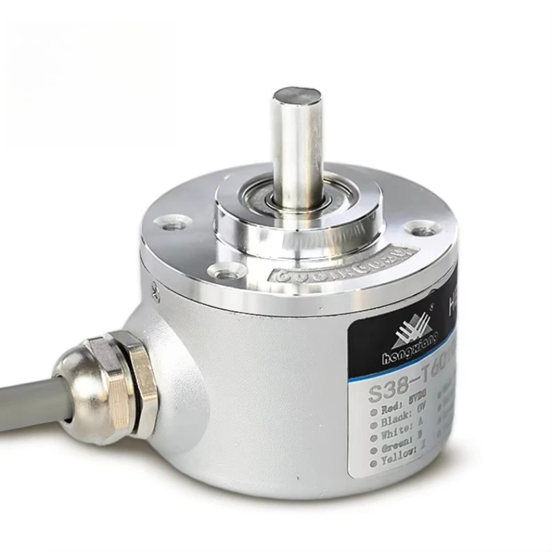 S38 Solid Shaft 6mm Line Driver Circuit 1000 Pulse A+B+Z+A-B-Z- Optical Incremental Rotary Escalator Encoder
S38 Solid Shaft 6mm Line Driver Circuit 1000 Pulse A+B+Z+A-B-Z- Optical Incremental Rotary Escalator Encoder