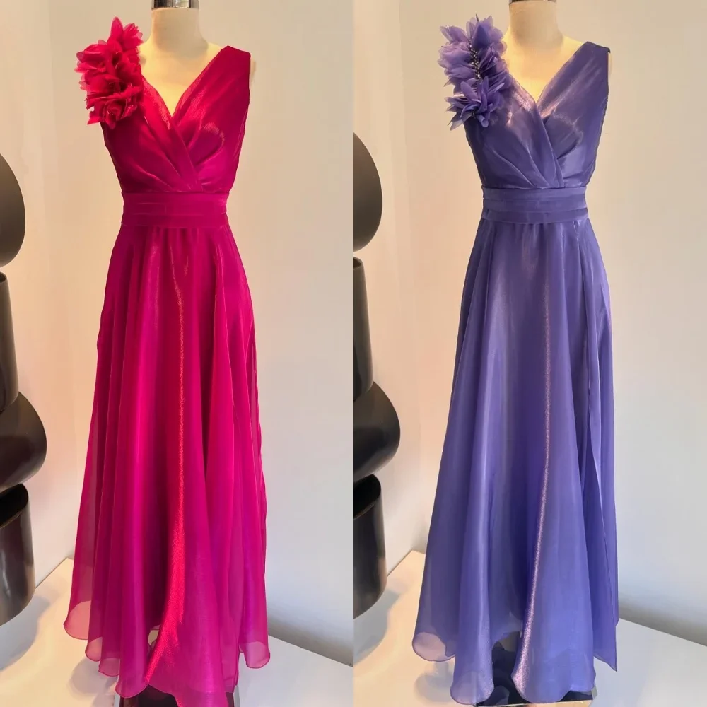 Customized Casual Organza Pleat Flower A-line V-neck Midi Dresses Prom Dresses Classic Exquisite Modern Style Pastrol Unisex Fas
Customized Casual Organza Pleat Flower A-line V-neck Midi Dresses Prom Dresses Classic Exquisite Modern Style Pastrol Unisex Fas