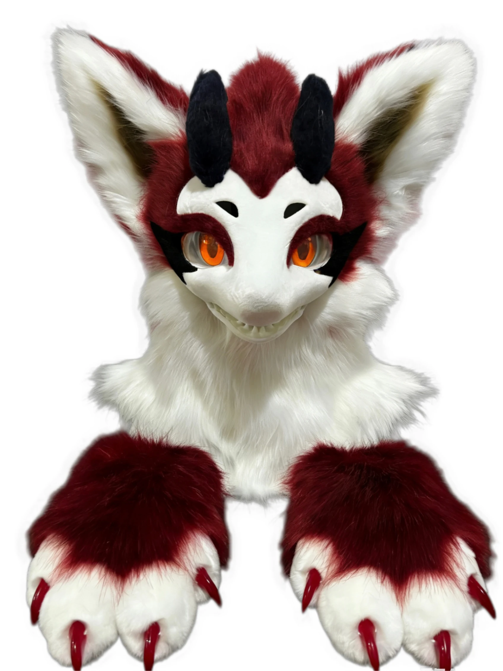 Furuit plush fox mascot wolf husky head costume for Halloween fur role-play party
Furuit plush fox mascot wolf husky head costume for Halloween fur role-play party