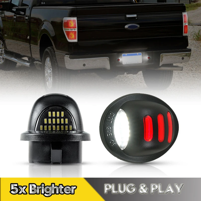 2Pcs LED Number License Plate Light Lamps For Ford F150 F250 F350 Super Duty Ranger Explorer Bronco Excursion Expedition Canbus
2Pcs LED Number License Plate Light Lamps For Ford F150 F250 F350 Super Duty Ranger Explorer Bronco Excursion Expedition Canbus