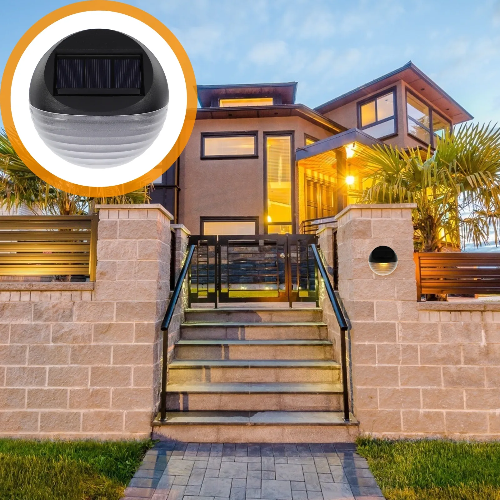 Outdoor Wall Lights Lawn Easy-to-install Solar Lighting for Yard LED Landscape Landscaping Powered
Outdoor Wall Lights Lawn Easy-to-install Solar Lighting for Yard LED Landscape Landscaping Powered