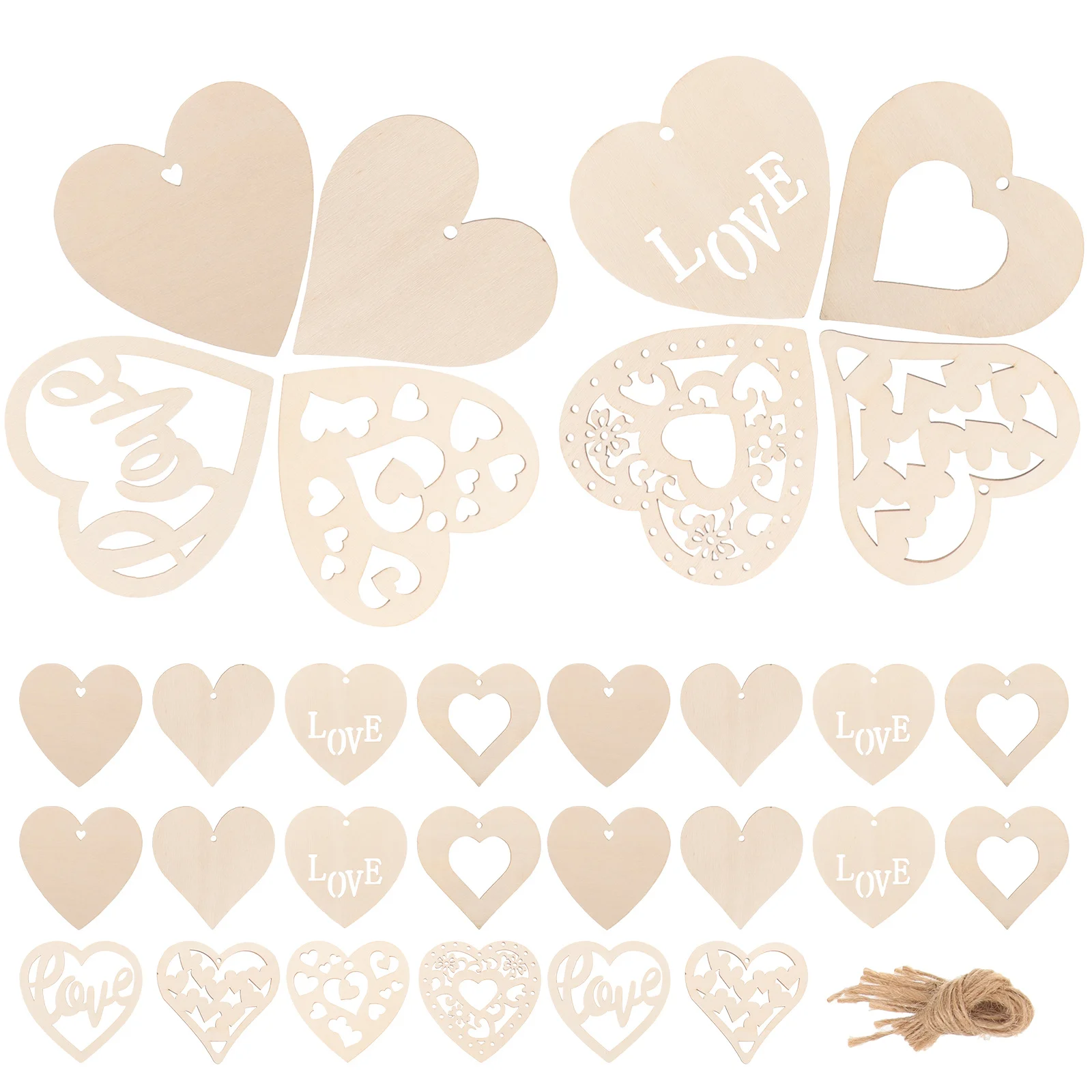 80Pcs Heart Shaped Wood Slices Unfinished Natural Wood Chips DIY Handicraft Materials for Cards Wedding Decor Craft Kits
80Pcs Heart Shaped Wood Slices Unfinished Natural Wood Chips DIY Handicraft Materials for Cards Wedding Decor Craft Kits