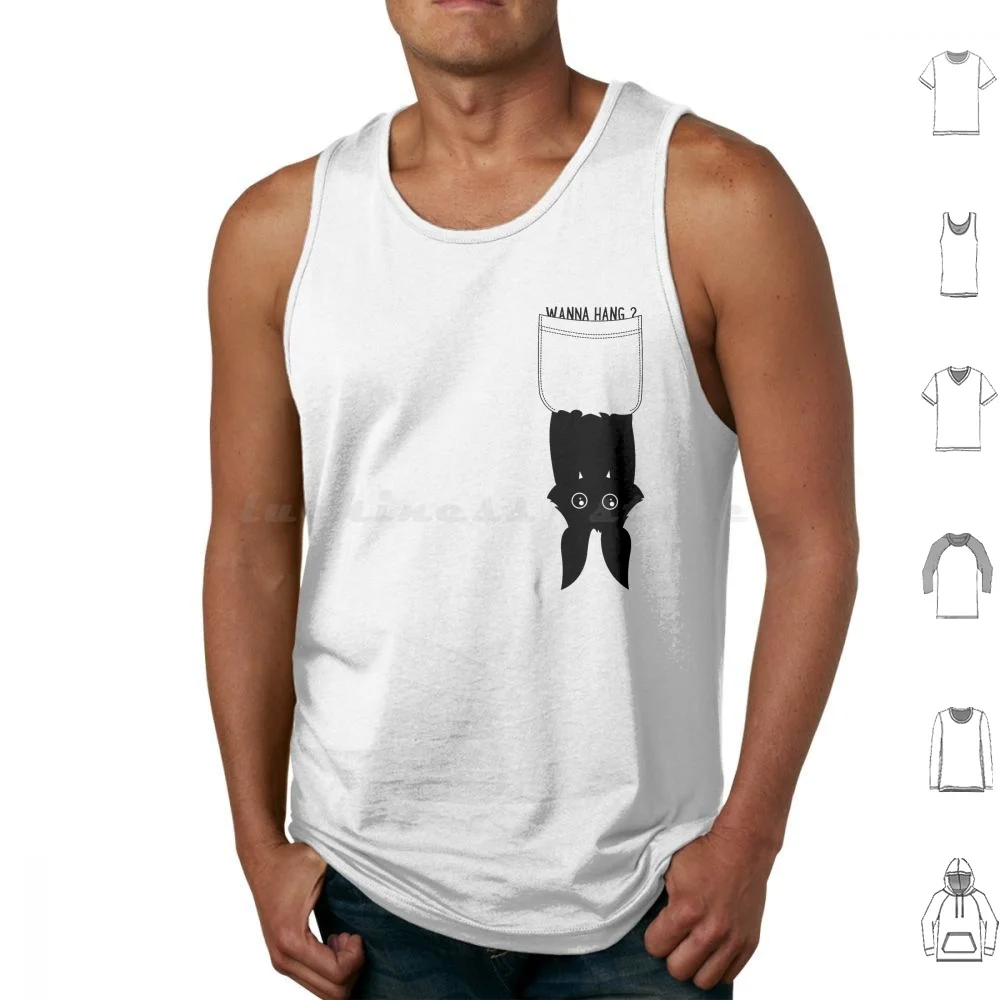 Wanna Hang Pocket Bat-Pocket Bat Art Tank Tops Print Cotton Bat Pocket Graphic Pocket Art Wanna Hang Sweet Cute Comic
Wanna Hang Pocket Bat-Pocket Bat Art Tank Tops Print Cotton Bat Pocket Graphic Pocket Art Wanna Hang Sweet Cute Comic