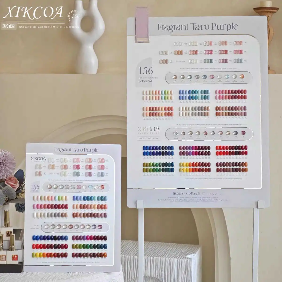 XIKCOA Multicolor 156 Colors Nail Gel Set Solid Color 2025 New Fashion Hot Sale Nail Art Non-toxic UV Gel Nail Salon Wholesale
XIKCOA Multicolor 156 Colors Nail Gel Set Solid Color 2025 New Fashion Hot Sale Nail Art Non-toxic UV Gel Nail Salon Wholesale