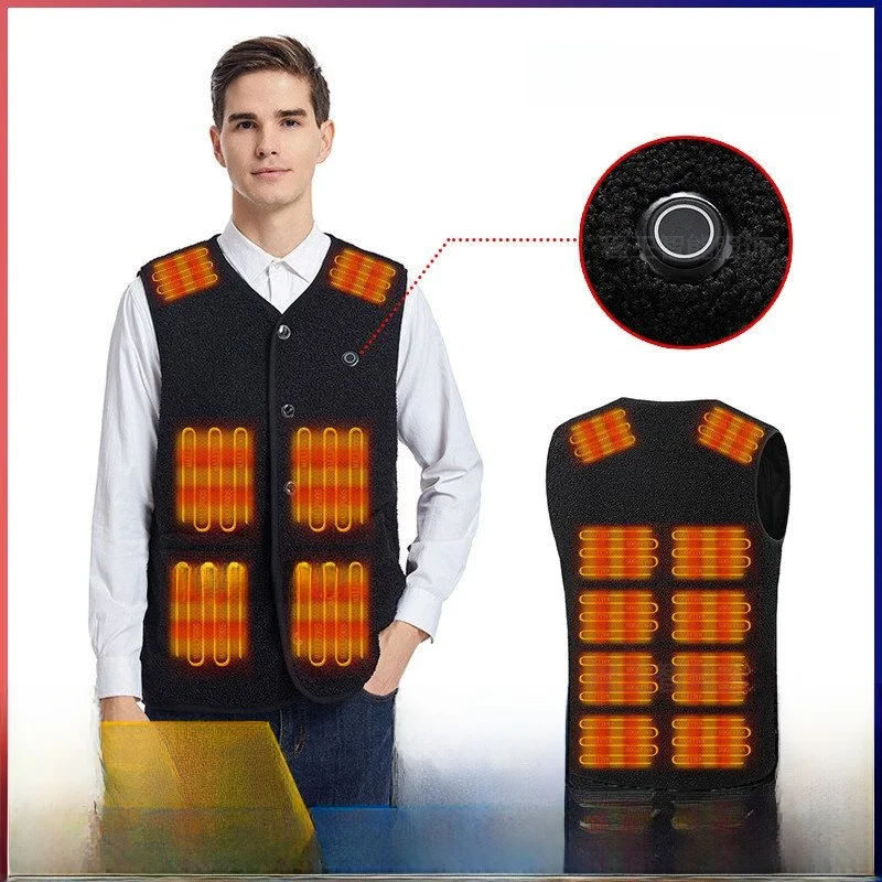 Умный жилет с подогревом и постоянной температурой 2024, на одной пуговице, теплый, для пар, с подогревом, из утолщенного полиэстера
Умный жилет с подогревом и постоянной температурой 2024, на одной пуговице, теплый, для пар, с подогревом, из утолщенного полиэстера