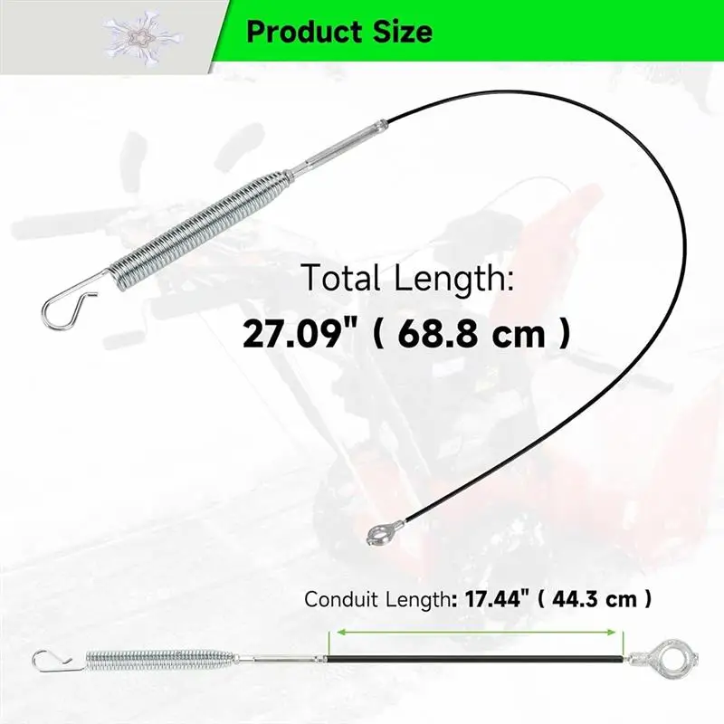 Auger Control Cable 06900438 06900439 For Ariens Compact Classi Sno-Tek ST24LE Snow Blower Traction Cable
Auger Control Cable 06900438 06900439 For Ariens Compact Classi Sno-Tek ST24LE Snow Blower Traction Cable