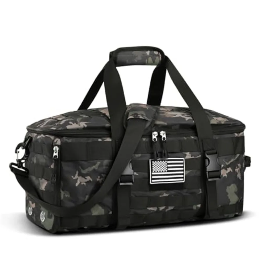 Gym Bags for Men, Tactical Duffle Bag Backpack with Shoe Compartment, 3 in 1 Carry on Bag Travel Backpack with Wet Pocket, Week
Gym Bags for Men, Tactical Duffle Bag Backpack with Shoe Compartment, 3 in 1 Carry on Bag Travel Backpack with Wet Pocket, Week