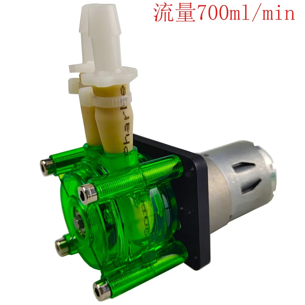 High-flow corrosion-resistant peristaltic pump Easy-to-install burette pump BPT tube 12V/24V 700mL/min flat model
High-flow corrosion-resistant peristaltic pump Easy-to-install burette pump BPT tube 12V/24V 700mL/min flat model