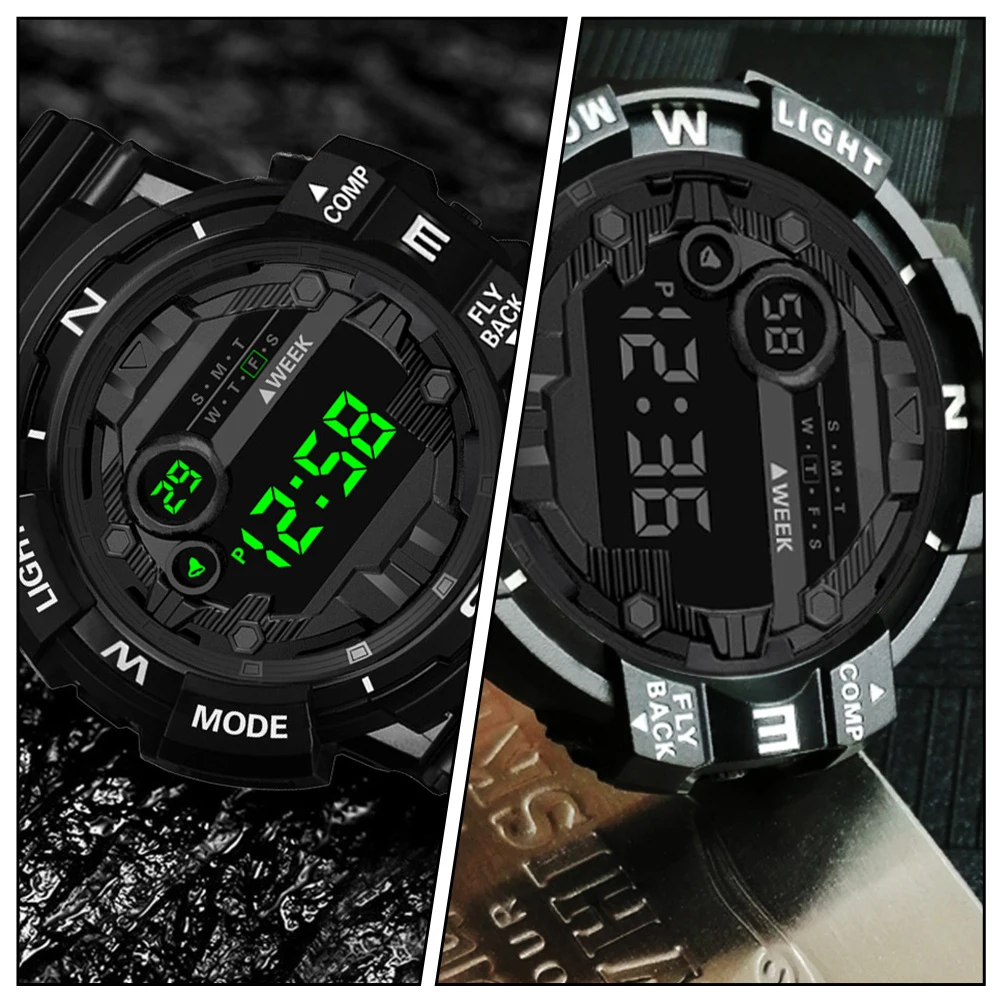 Digital Watch Electronic Luminous Sports Men Students Waterproof Multi-functional Birthday Gift Strap Adjustable Band
Digital Watch Electronic Luminous Sports Men Students Waterproof Multi-functional Birthday Gift Strap Adjustable Band