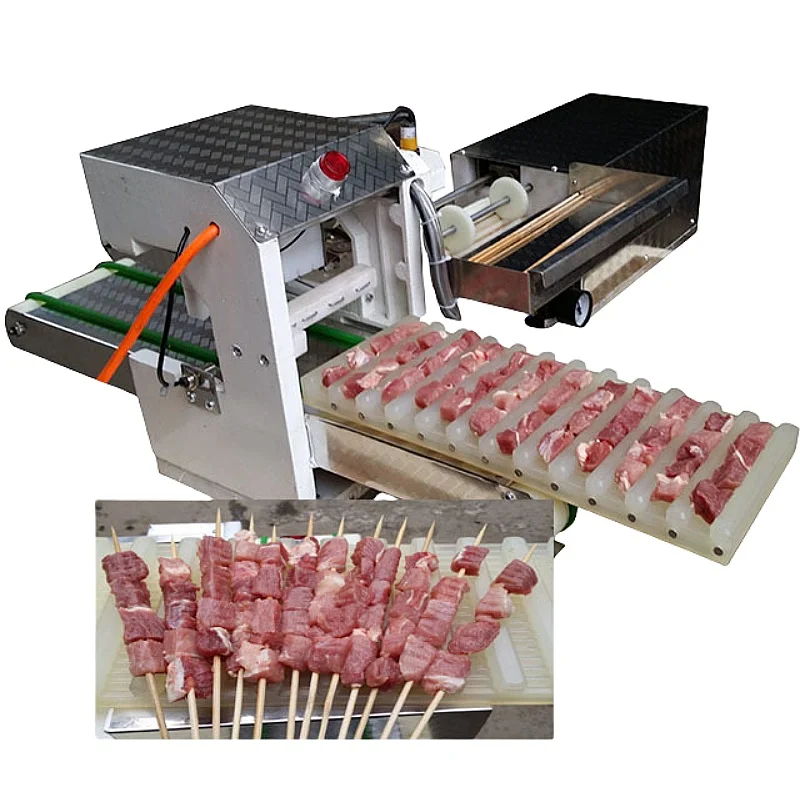 Meat SkewerMeat Wearing MachineStable and Reliable PerformanceProduction Capacity 30 Pieces/min Meat Skewers Machine
Meat SkewerMeat Wearing MachineStable and Reliable PerformanceProduction Capacity 30 Pieces/min Meat Skewers Machine