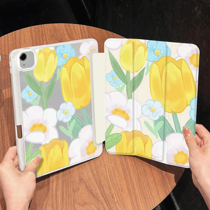 Tri-fold Funda for Ipad 2017 10.5 Inch IPad Air 5 4 10.9 Cases IPad 10th Generation 10.2 7th 8th 9th Gen Simple Flowers Cover
Tri-fold Funda for Ipad 2017 10.5 Inch IPad Air 5 4 10.9 Cases IPad 10th Generation 10.2 7th 8th 9th Gen Simple Flowers Cover