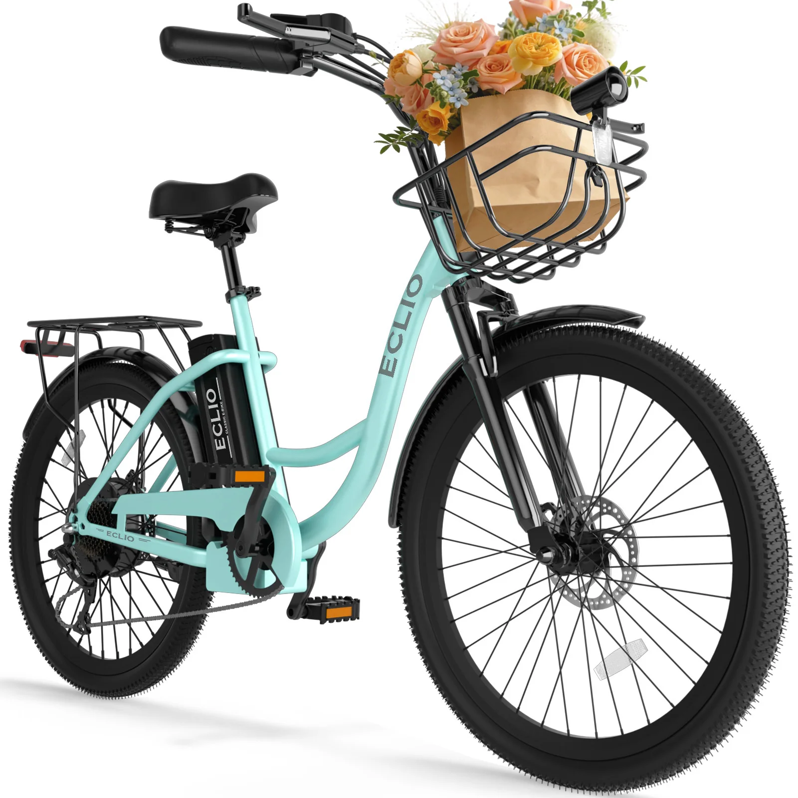 24 Inch Cruiser Electric Bike, E-Bike for Adults with 36V 10.4AH Removable Battery, Step Through Ebike for Women Men
24 Inch Cruiser Electric Bike, E-Bike for Adults with 36V 10.4AH Removable Battery, Step Through Ebike for Women Men