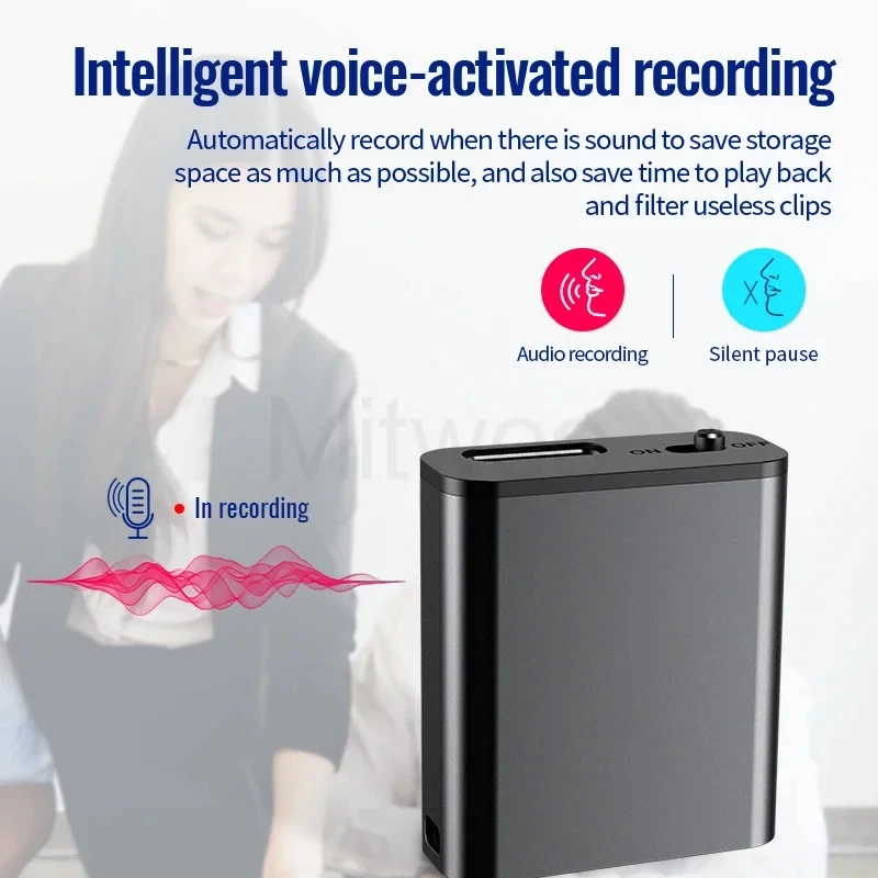 Mini Voice Recorder x2/Q8 4-32GB Portable Digital Voice Actived Recording Audio Sound Recorder HD Noise Reduction Mp3 Player OTG
Mini Voice Recorder x2/Q8 4-32GB Portable Digital Voice Actived Recording Audio Sound Recorder HD Noise Reduction Mp3 Player OTG