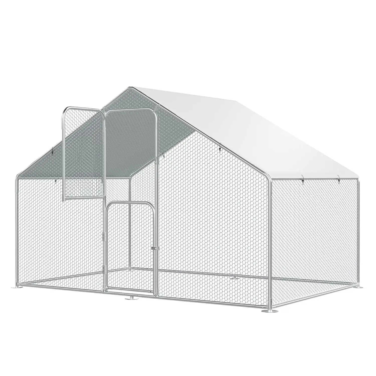 Walk-in Chicken Coop - Spacious Outdoor Chicken Pen Metal Pen for 10 Chickens, Double Feed Doors, UV-Resistant Cover &, Custom
Walk-in Chicken Coop - Spacious Outdoor Chicken Pen Metal Pen for 10 Chickens, Double Feed Doors, UV-Resistant Cover &, Custom