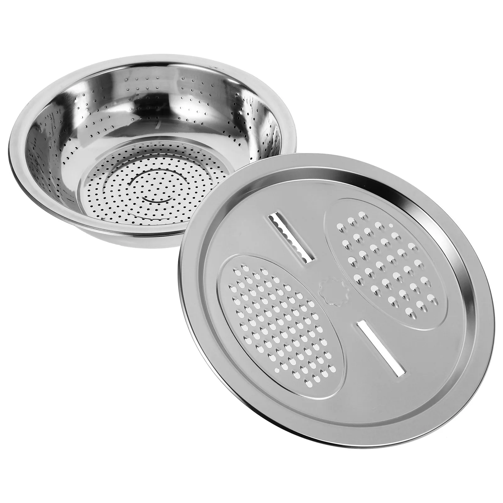 1 Set Stainless Steel Drain Basket Vegetable Grater Basin Multiuse Kitchen Strainer Bowl For Fruit Rice Washing Cooking Tool 
1 Set Stainless Steel Drain Basket Vegetable Grater Basin Multiuse Kitchen Strainer Bowl For Fruit Rice Washing Cooking Tool