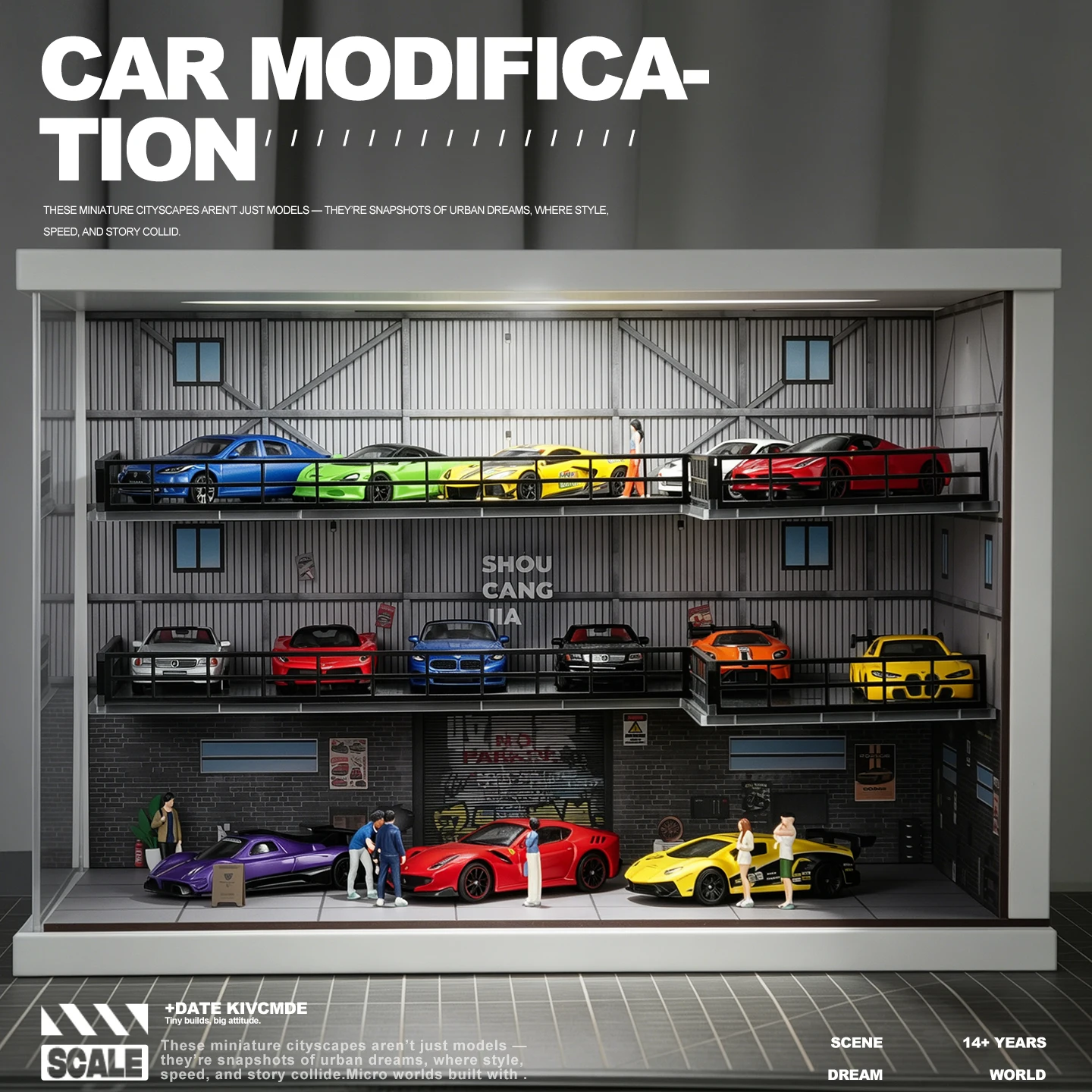 Collector 1/64 Industrial Warehouse Miniature Scene Simulation Alloy Car Model Versatile Vehicle Storage and Display Stand
Collector 1/64 Industrial Warehouse Miniature Scene Simulation Alloy Car Model Versatile Vehicle Storage and Display Stand