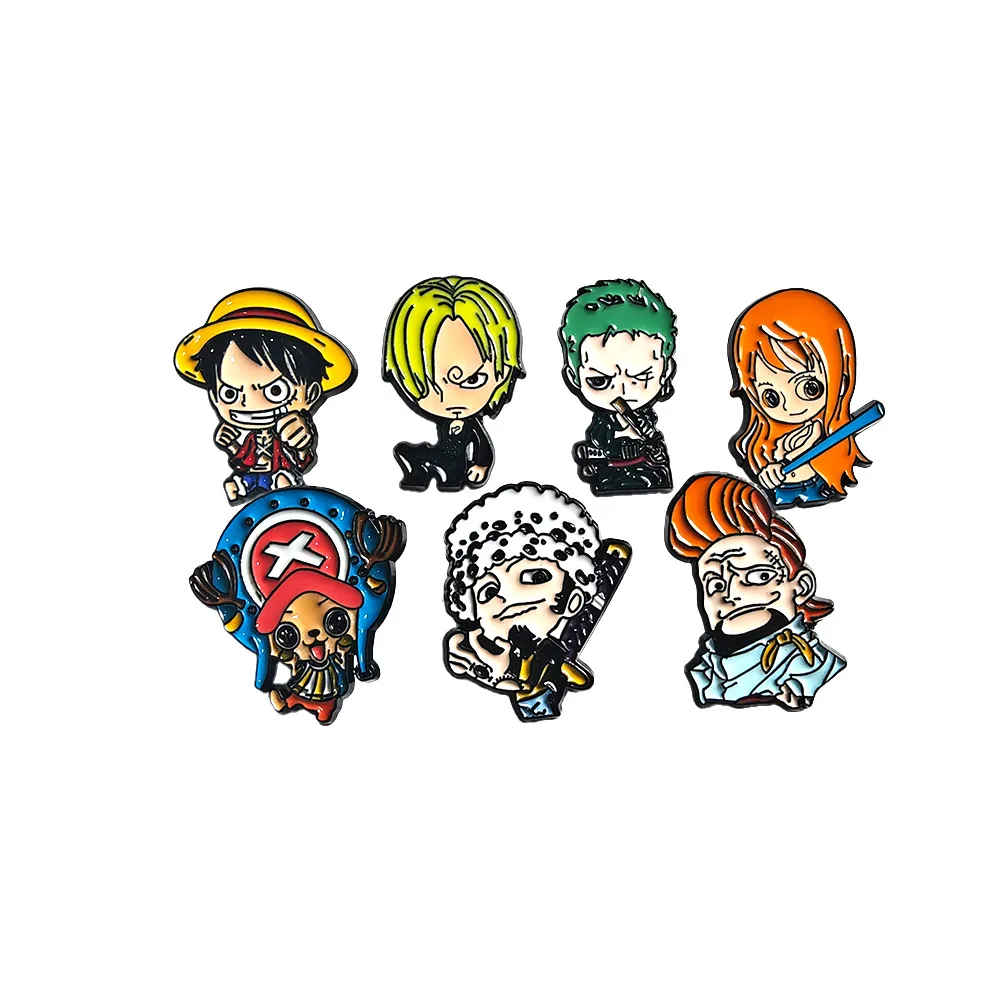 1 Set Classic Japanese Anime One Piece Brooch Cute Cartoon Luffy Jobana Beautiful Cross-border Badge Trendy Brooch Y2k Fashion
1 Set Classic Japanese Anime One Piece Brooch Cute Cartoon Luffy Jobana Beautiful Cross-border Badge Trendy Brooch Y2k Fashion