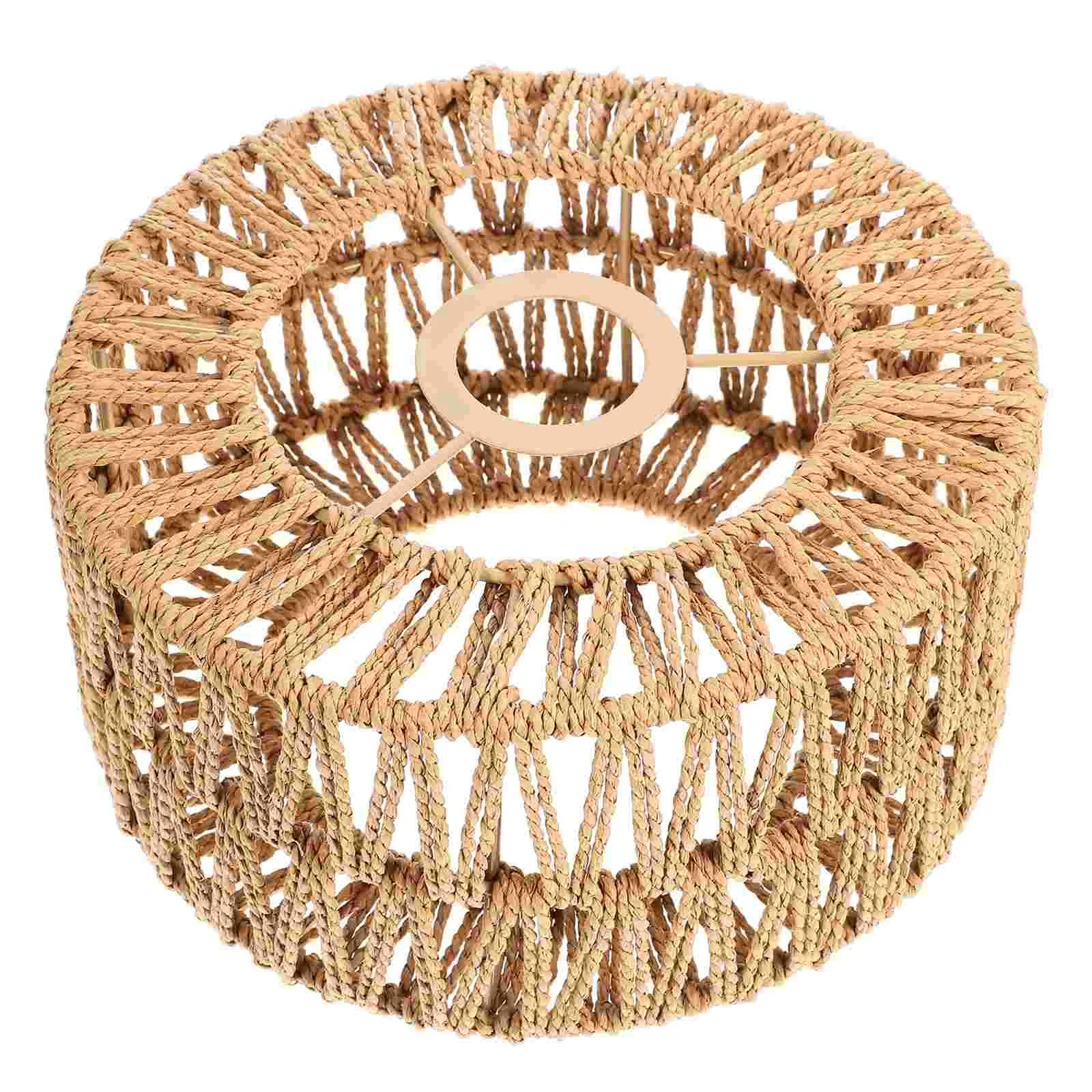 Braided Straw Rope Lampshade Chandelier Shades Fashionable Paper Ceiling Lampshades Small Indoor Light Cover
Braided Straw Rope Lampshade Chandelier Shades Fashionable Paper Ceiling Lampshades Small Indoor Light Cover
